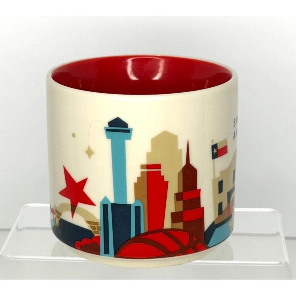 Starbucks San Antonio You Are Here Series Collection 14oz Coffee Tea Mug Cup